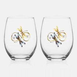 Infinity Dragonfly Wijnglas Zonder Voet