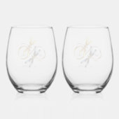 Infinity Dragonfly Wijnglas Zonder Voet (Achterkant)