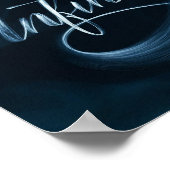 Infinity - Engelse kalligrafie Poster (Hoek)