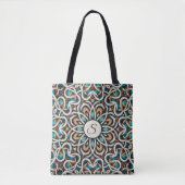 Infinity Flower Mandala Tote Bag (Voorkant)