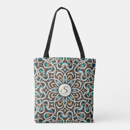 Infinity Flower Mandala Tote Bag