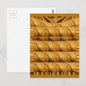 Infinity Golden Giraffe Animal Motif Art Print Briefkaart (Voorkant / Achterkant)