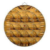 Infinity Golden Giraffe Animal Motif Art Print Dartbord (Voorkant)