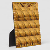 Infinity Golden Giraffe Animal Motif Art Print Fotoplaat (Zijkant)