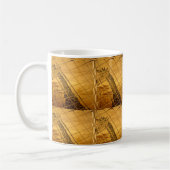 Infinity Golden Giraffe Animal Motif Art Print Koffiemok (Links)