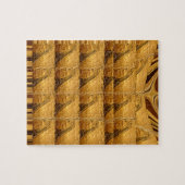 Infinity Golden Giraffe Animal Motif Art Print Legpuzzel (Horizontaal)