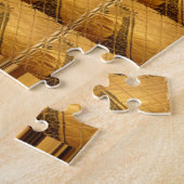 Infinity Golden Giraffe Animal Motif Art Print Legpuzzel (Zijkant)