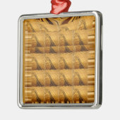 Infinity Golden Giraffe Animal Motif Art Print Metalen Ornament (Links)