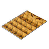 Infinity Golden Giraffe Animal Motif Art Print Notitieboek (Linkerzijde)