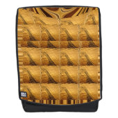 Infinity Golden Giraffe Animal Motif Art Print Rugtassen (Voorkant)