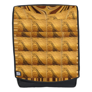 Infinity Golden Giraffe Animal Motif Art Print Rugtassen