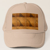 Infinity Golden Giraffe Animal Motif Art Print Trucker Pet (Voorkant)