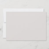 Infinity Goud Witte Kalender Save The Date Trouwen Kaart (Achterkant)