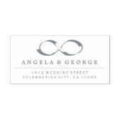 Infinity Hand gesp Bruiloft Zelf Inking Stamp Zelfinktende Stempel (Design)