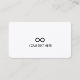 Infinity Harmony - Elegantie Collectie Visitekaartje