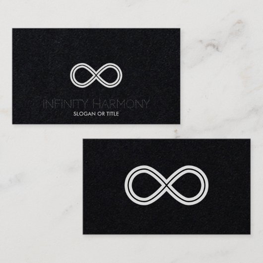 Infinity Harmony-symbool Visitekaartje (Voorkant / Achterkant)