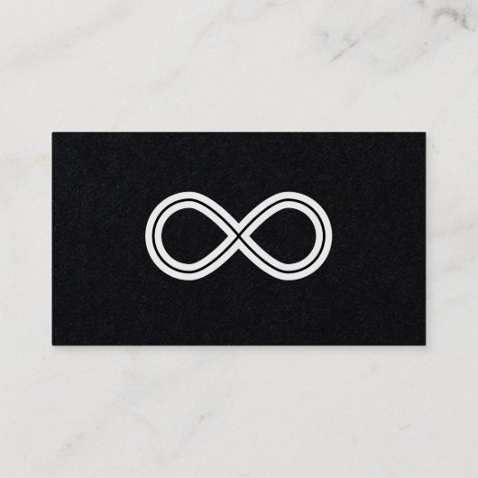 Infinity Harmony-symbool Visitekaartje (Achterkant)