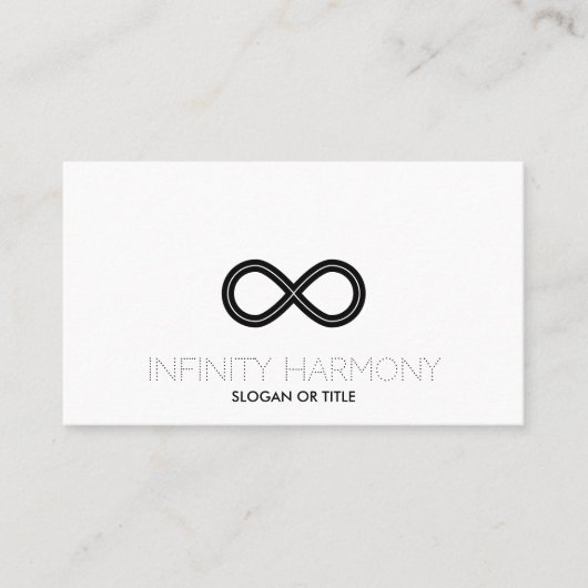 Infinity Harmony-symbool Visitekaartje (Voorkant)