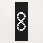 Infinity Harmony Zwart-wit Yogamat (Achterkant)