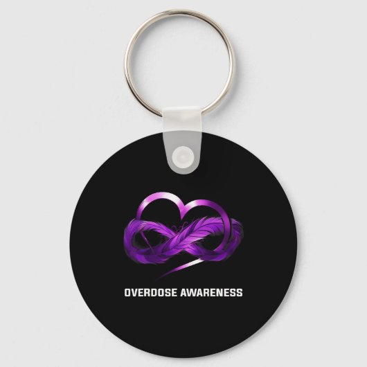Infinity Hart Overdosis Bewustzijn Sleutelhanger (Voorkant)