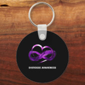 Infinity Hart Overdosis Bewustzijn Sleutelhanger (Voorkant)
