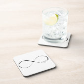Infinity harts symbool drankjes onderzetter (Rechterzijde)