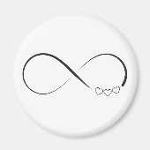 Infinity harts symbool magneet (Voorkant)