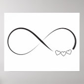 Infinity harts symbool poster (Voorkant)
