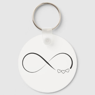 Infinity harts symbool sleutelhanger