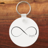Infinity harts symbool sleutelhanger (Voorkant)