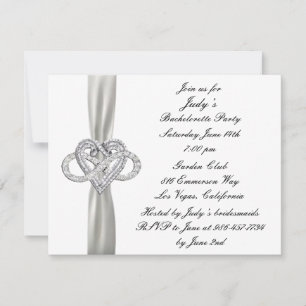 Infinity Heart Bachelorette Kaart