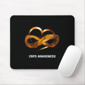 Infinity Heart CRPS Awareness Muismat (Met muis)