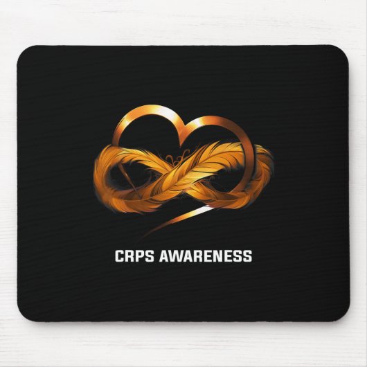Infinity Heart CRPS Awareness Muismat (Voorkant)