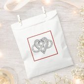 Infinity Heart Favor Bag Bedankzakje (Geknipt)