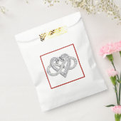 Infinity Heart Favor Bag Bedankzakje (Gezegeld)