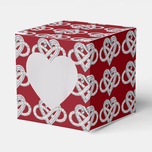 Infinity Heart Favor Box Bedankdoosjes (Voorkant Zijde)