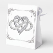 Infinity Heart Favor Box Bedankdoosjes (Achterkant)