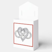 Infinity Heart Favor Box Bedankdoosjes (Geopend)
