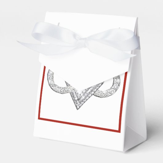 Infinity Heart Favor Box Bedankdoosjes (Voorkant Zijde)