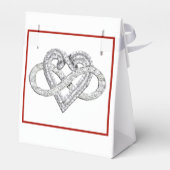 Infinity Heart Favor Box Bedankdoosjes (Achterkant)