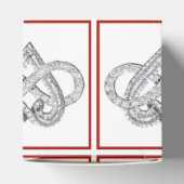 Infinity Heart Favor Doos Bedankdoosjes (Bovenkant)