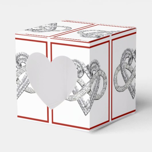 Infinity Heart Favor Doos Bedankdoosjes (Voorkant Zijde)
