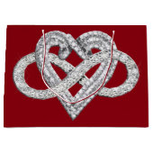 Infinity Heart Gift Bag Groot Cadeauzakje (Voorkant)
