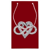 Infinity Heart Gift Bag Klein Cadeauzakje (Achterkant)