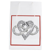 Infinity Heart Gift Bag Medium Cadeauzakje (Achterkant)