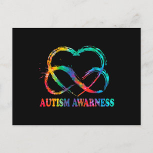 Infinity Heart Love Autism Awareness Needs No Word Briefkaart
