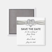 Infinity Heart Save the Date Magnet (Voorkant / Achterkant)