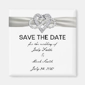 Infinity Heart Save the Date Magnet (Voorkant)