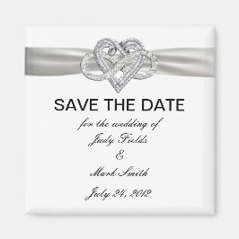 Infinity Heart Save the Date Magnet