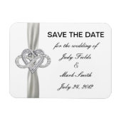 Infinity Heart Save the Date Magnet Magneet (Horizontaal)